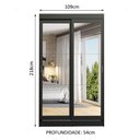 Ver imagem 3 de Guarda-Roupa Solteiro Madesa Tokio 2 Portas de Correr de Espelho 2 Gavetas Preto Cor:Preto