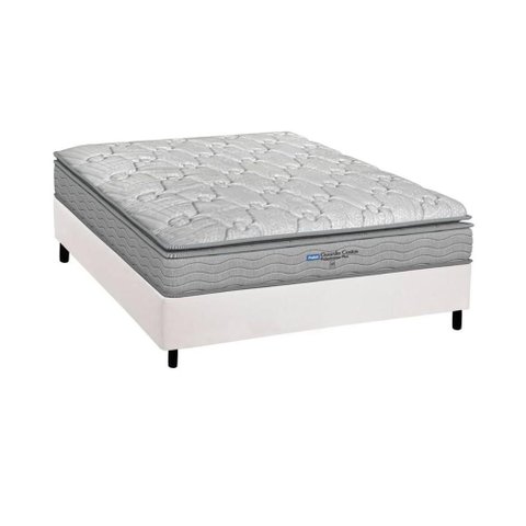 Cama Box Casal: Colchão Ortopédico Probel D45 Anatômico Guarda Costas Próextreme Plus + Base Crc