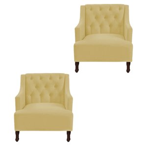 Kit 02 Poltronas Genesis Amarelo