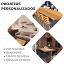 Ver imagem 5 de Prateleira Grossa Madeira MDF Suporte Invisível 120x15 cm:Branca