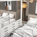 Ver imagem 6 de Quarto Completo Casal Anjos Premium Sapateira 2 Portas Premium e Cama Carioca Móveis