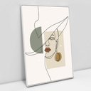 Ver imagem 1 de Quadro Decorativo em Canvas Abstrato Elegance - Moldura Branca - 60 x 40cm