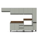 Ver imagem 4 de Armário de Cozinha Modulada Completa 6 Peças 316,8cm com Tampo 250044 Koya Politorno Móveis