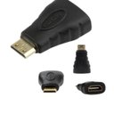 Ver imagem 3 de Adaptador Micro Hdmi Macho X Hdmi Fêmea - Kit 5 Peças