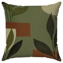 Ver imagem 4 de Kit 4 Capas Almofadas Floral Bege e Verde 45x45 - Id Decor