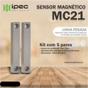 Ver imagem 3 de Kit com 5 Sensores de Alarmes Magnético Mc21 Ipec