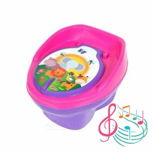 Troninho Infantil Musical 3 em 1 Menina Menino Bebê Styll Baby