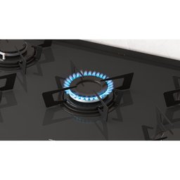 Fogão 4 Bocas Mesa de Vidro Itatiaia Electra Glass New Branco com Forno 48l - 5