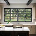 Ver imagem 2 de Janela Alumínio Elite c/Travessas 4 Folhas Moveis 100 x 240 V.Liso Preto Brimak