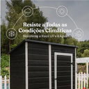 Ver imagem 4 de Depósito Organizador Multiuso Keter 6x4 Essential Armazem Externo Compacto e Resistente