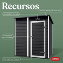 Ver imagem 3 de Depósito Organizador Multiuso Keter 6x4 Essential Armazem Externo Compacto e Resistente