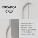 Ver imagem 7 de Guarda-Roupa 4 Portas 3 Gavetas 100% MDF Lizz Branco
