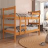 Beliche Infantil Tóquio C/ 2 Colchão D20 100% Mdf Vira Duas Camas:nature 100% Mdf - 4