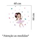 Ver imagem 2 de Adesivo de Parede Bailarina com Notas Musicais Mod01:60 X 64 Cm