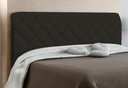 Ver imagem 2 de Cabeceira Paris para Cama Box Quenn Chocolate Suede Amassado