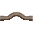 Ver imagem 2 de Curva Transposição Soldável PVC Marrom Para Canos Tubos De Água Fria De 3/4" Polegadas 25mm