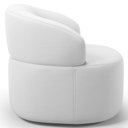 Ver imagem 6 de Kit 02 Poltronas Giratória Orgânica para Sala de Estar Living Helena L02 Facto Branco - Lyam Decor