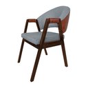 Ver imagem 2 de Kit 2 Cadeiras de Jantar Madeira Maciça Mel Helen Linho Cinza Compose Facto Ocre