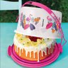Tupperware Big Cake Flamingo Boleira - 1
