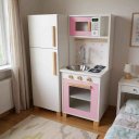 Ver imagem 2 de Kit Mini Cozinha Infantil com Geladeira - Rosa Bebê