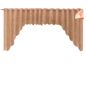 Cortina Bando Renda Cascata Cozinha Bule Capuccino 3,15x1,00