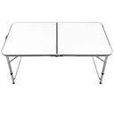 Ver imagem 4 de Mesa Dobravel Vira Maleta Camping Praia 120cm X 60cm Retangular Mfl