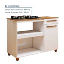 Ver imagem 7 de Balcão Cooktop 4 Bocas 1 Porta 1 Gaveta Chicago