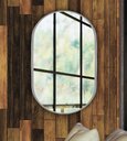 Ver imagem 2 de Espelho Oval Londres 80x50cm Com Borda Prata