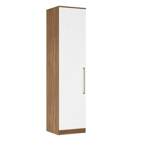 Armário 1 Porta Irlanda 71130k Amêndola Branco - Demartêz