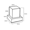 Ver imagem 3 de Acabamento Registro Quadrado 1/2 3/4 Rose Gold Banhado Luxo