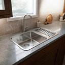 Ver imagem 6 de Cuba Gourmet de Cozinha 64x40 com Escorredor Calha Úmida Prata Inox 304 Brinovar