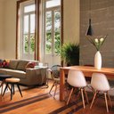 Ver imagem 7 de Cadeira Eames Eiffel Base Madeira - Branco Abra Casa