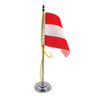 Mini Bandeira de Mesa Áustria 15 Cm Poliéster - 1
