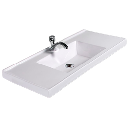 Pia de Banheiro Embutir 80cm Branco Milano - On Móveis - 1