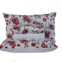 Ver imagem 1 de Jogo de Cama Craft Casal Queen 4 Peças Percal 200 Fios 100% Algodão - Estampa Rosas Vermelha