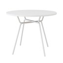 Ver imagem 3 de Mesa de Jantar Redonda Barcelona Branco/Tx