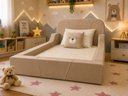 Ver imagem 4 de Cama Montessoriana Infantil Premium Segurança e Conforto:Capuccino