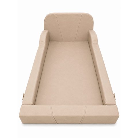 Cama Montessoriana Infantil Premium Segurança e Conforto:Capuccino