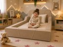 Ver imagem 5 de Cama Montessoriana Infantil Premium Segurança e Conforto:Capuccino