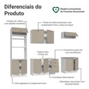 Ver imagem 5 de Armário de Cozinha Completa 270 Cm Branco/crema Vik Madesa 01