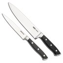 Ver imagem 1 de Jogo 2 Facas para Cozinha 5' e 8' Infinity Aço Inox Profissional Chef Brinox