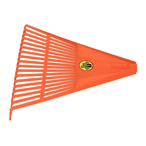 Vassoura Plástica Laranja Tramontina com 18 Dentes sem Cabo