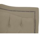 Ver imagem 4 de Cabeceira Casal Queen Estofada para Cama Box Maitê Veludo Bege Escuro