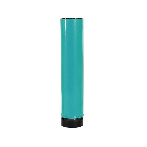CANO CHAMINE ESMALTADO AZUL TURQUESA 50 CM 110 MM