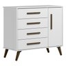 Conjunto Quarto Bebê Q Encanto Retrô Branco Completo Qmovi - 3