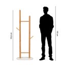 Ver imagem 4 de Cabideiro em Madeira Maciça e MDF Junco Bege/Amêndoa/Off White