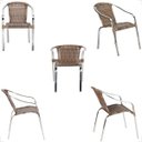 Ver imagem 5 de 2 Cadeira Maresia Aluminio Polido Fibra Sintetica Tr. Simples - Argila