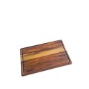 Ver imagem 3 de Tábua de Carne Grande para Churrasco Madeira Teca 50 X 30 X 1,8 - Natural Natural