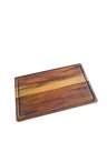 Ver imagem 3 de Tábua de Carne Grande para Churrasco Madeira Teca 50 X 30 X 1,8 - Natural Natural