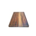 Ver imagem 2 de Tábua de Carne Grande para Churrasco Madeira Teca 50 X 30 X 1,8 - Natural Natural